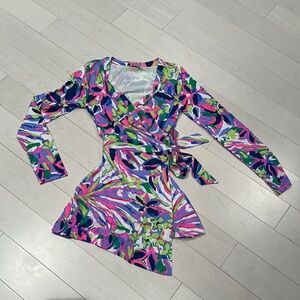 Worn once! - Lilly Pulitzer skirted shorts romper - size Small